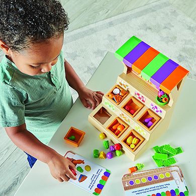 Learning Resources Mini Farmstand Sorting 63-pc. Educational Toy Set