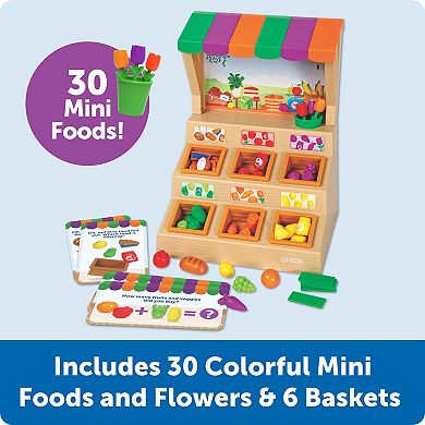 Learning Resources Mini Farmstand Sorting 63-pc. Educational Toy Set