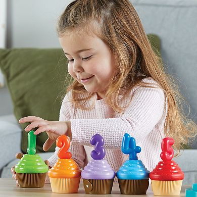 Learning Resources 15-pc. Snap-n-Learn Counting Cupcakes Set