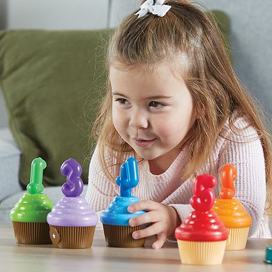 Learning Resources 15-pc. Snap-n-Learn Counting Cupcakes Set
