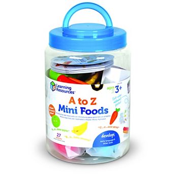 Learning Resources A to Z Mini Foods Educational Playset
