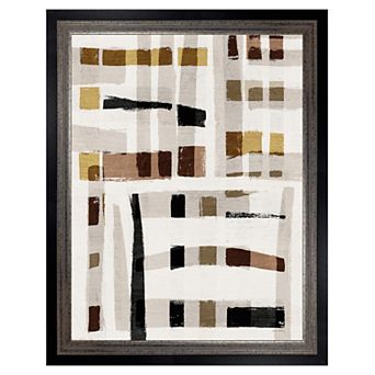 Masterpiece Freeform Chaos III by Amber Sterling Framed Canvas Wall Art