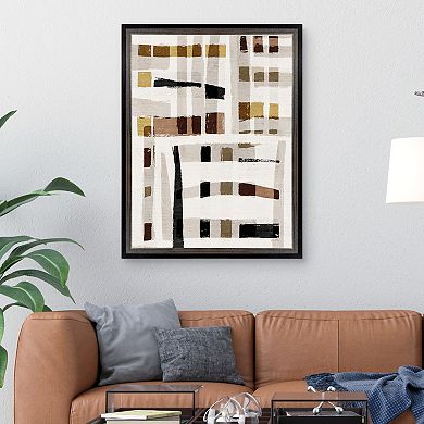 Masterpiece Freeform Chaos III by Amber Sterling Framed Canvas Wall Art