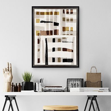 Masterpiece Freeform Chaos III by Amber Sterling Framed Canvas Wall Art