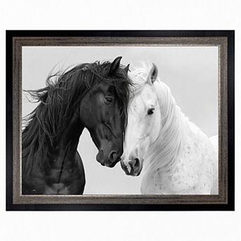Masterpiece Equine Love Framed Canvas Art Print