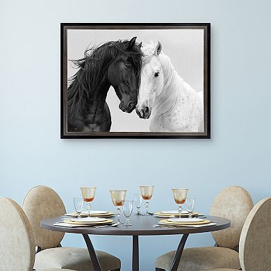 Masterpiece Equine Love Framed Canvas Art Print
