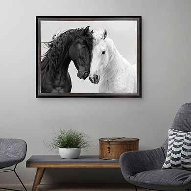 Masterpiece Equine Love Framed Canvas Art Print