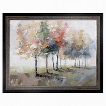 Masterpiece Nature's Palette I Framed Canvas Wall Art