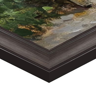 Masterpiece Green Vines and Boots II Framed Canvas Wall Art