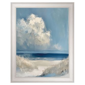 Masterpiece Dark Waters Ahead Framed Canvas Wall Art