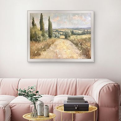 Masterpiece Tall Trees Framed Canvas Wall Art