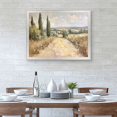 Masterpiece Tall Trees Framed Canvas Wall Art