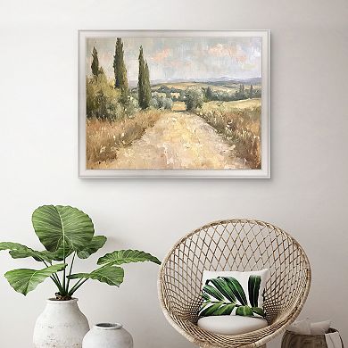 Masterpiece Tall Trees Framed Canvas Wall Art