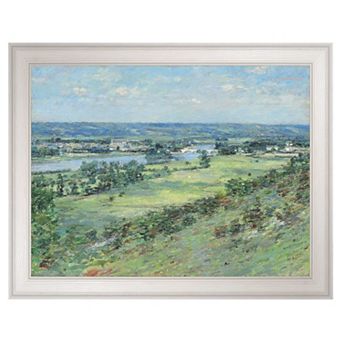 Masterpiece The Valley of the Seine Framed Canvas Wall Art