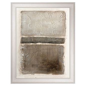 Masterpiece Art Structure 1 Framed Abstract Canvas Wall Art