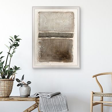 Masterpiece Art Structure 1 Framed Abstract Canvas Wall Art