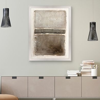 Masterpiece Art Structure 1 Framed Abstract Canvas Wall Art