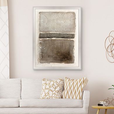 Masterpiece Art Structure 1 Framed Abstract Canvas Wall Art