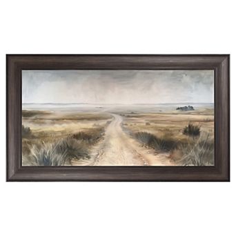 Masterpiece Dusty Trails Framed Canvas Wall Art