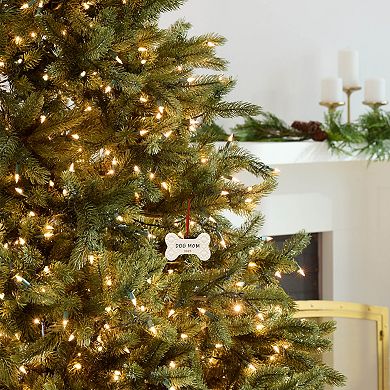 St. Nicholas Square® Dog Mom 2025 Ceramic Christmas Ornament