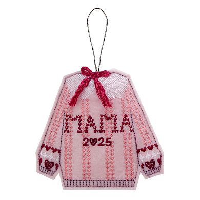 St. Nicholas Square Embroidered Sweater Christmas Ornament