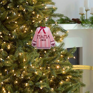 St. Nicholas Square Embroidered Sweater Christmas Ornament