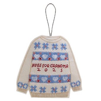 St. Nicholas Square® Embroidered Sweater Christmas Ornament