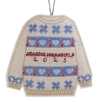 St. Nicholas Square Abuela Sweater Christmas Ornament