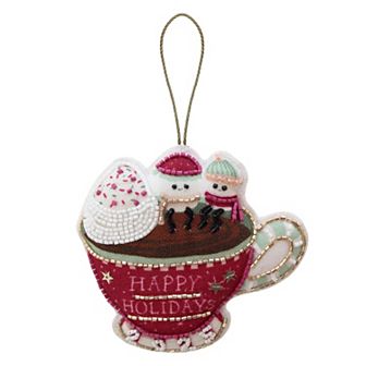 St. Nicholas Square® Happy Holidays Hot Cocoa Christmas Ornament