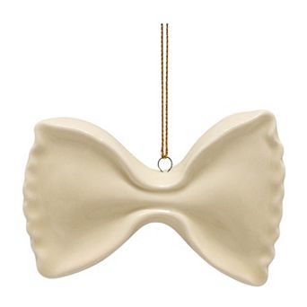 St. Nicholas Square® Ceramic Bow Tie Noodle Christmas Ornament