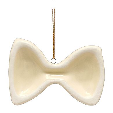St. Nicholas Square® Ceramic Bow Tie Noodle Christmas Ornament