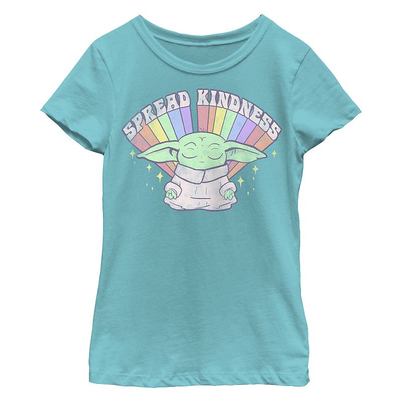 UPC 196199339844 product image for Girls 7-16 Star Wars The Mandalorian The Child Spread Kindness Graphic Tee, Girl | upcitemdb.com