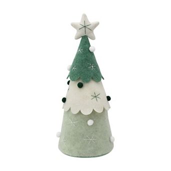 St. Nicholas Square® Felt Embroidery Tree Table Decor
