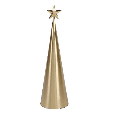 St. Nicholas Square® Gold Finish Christmas Tree Table Decor