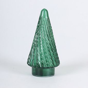 St. Nicholas Square® Glass Christmas Tree Table Decor