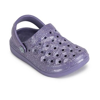 Joybees Varsity Glitter Design Toddler & Little Kids Slip-On Clogs