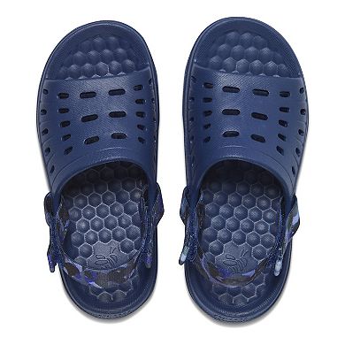 Joybees Trekking Slide Toddler & Little Kids Solid Slip-On Comfort Sandals