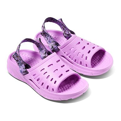 Joybees Trekking Slide Toddler & Little Kids Solid Slip-On Comfort Sandals
