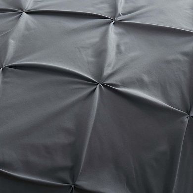 Nestl 3 Piece Pinch Pleat Duvet Cover Set