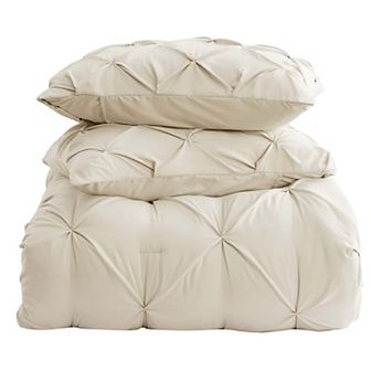 Nestl 3 pc Pinch Pleat Duvet Cover Set