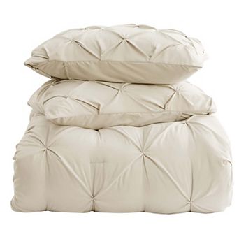 Nestl 3 pc Pinch Pleat Duvet Cover Set