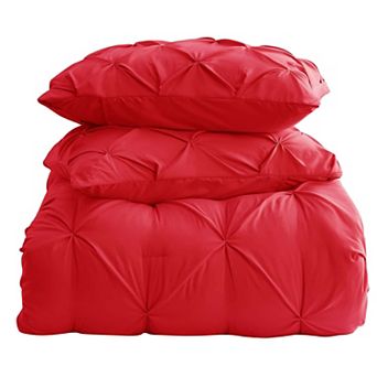 Nestl 3 pc Pinch Pleat Duvet Cover Set