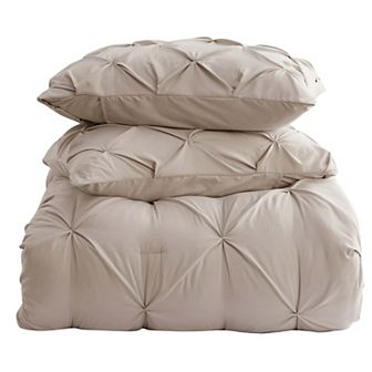 Nestl 3 pc Pinch Pleat Duvet Cover Set