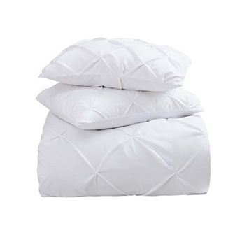 Nestl 3 pc Pinch Pleat Duvet Cover Set