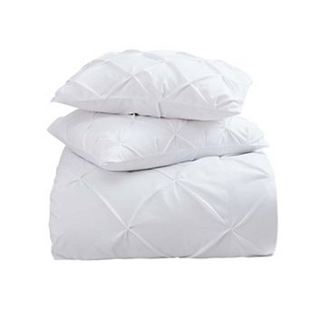 Nestl 3 pc Pinch Pleat Duvet Cover Set