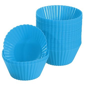 36 pc Silicone Cupcake Liners, Non-Stick Baking Cups, for Cooking Eggs, Baking Muffins