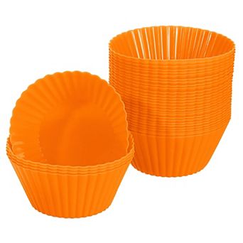 36 pc Silicone Cupcake Liners, Non-Stick Baking Cups, for Cooking Eggs, Baking Muffins