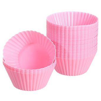 36 pc Silicone Cupcake Liners, Non-Stick Baking Cups, for Cooking Eggs, Baking Muffins