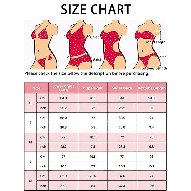 Women's Heart Rhinestones Chain Linked Bikini Sets, 2 Piece Halter Top Triangle Bottoms Swimwear