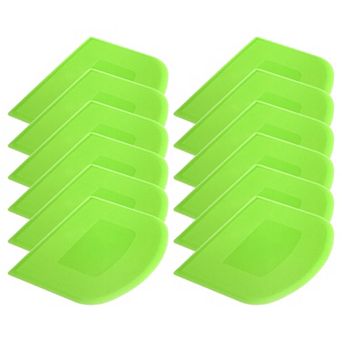 Plastic Cake Scraper Dough Cutter Tool for Cutting Baking Kitchen Daily Use, Pack of 12
